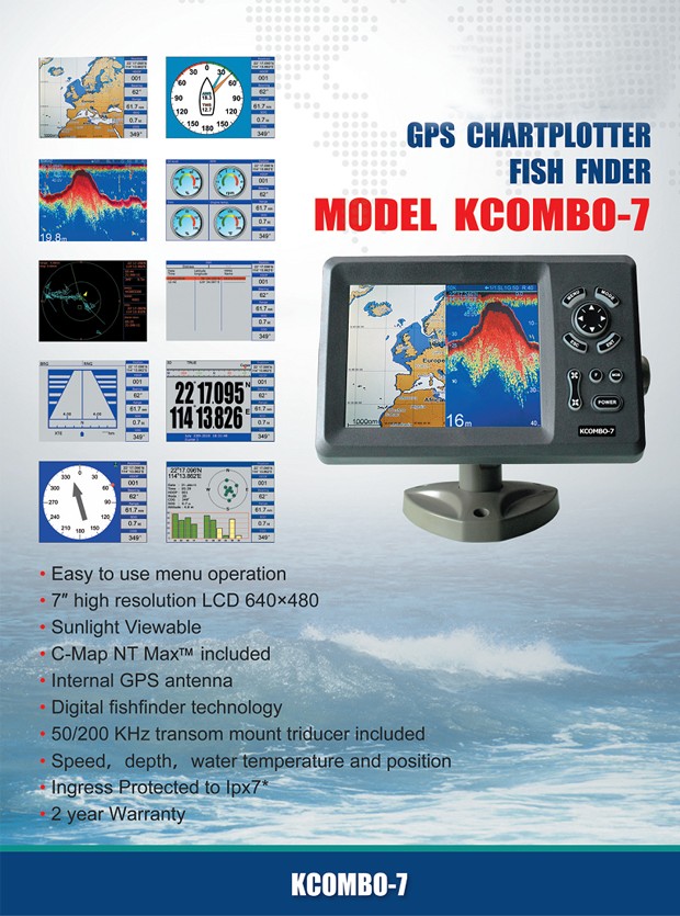 Kcombo-7 Plotter GPS ONWA da 7 - Fishing Gps recensione e prezzo